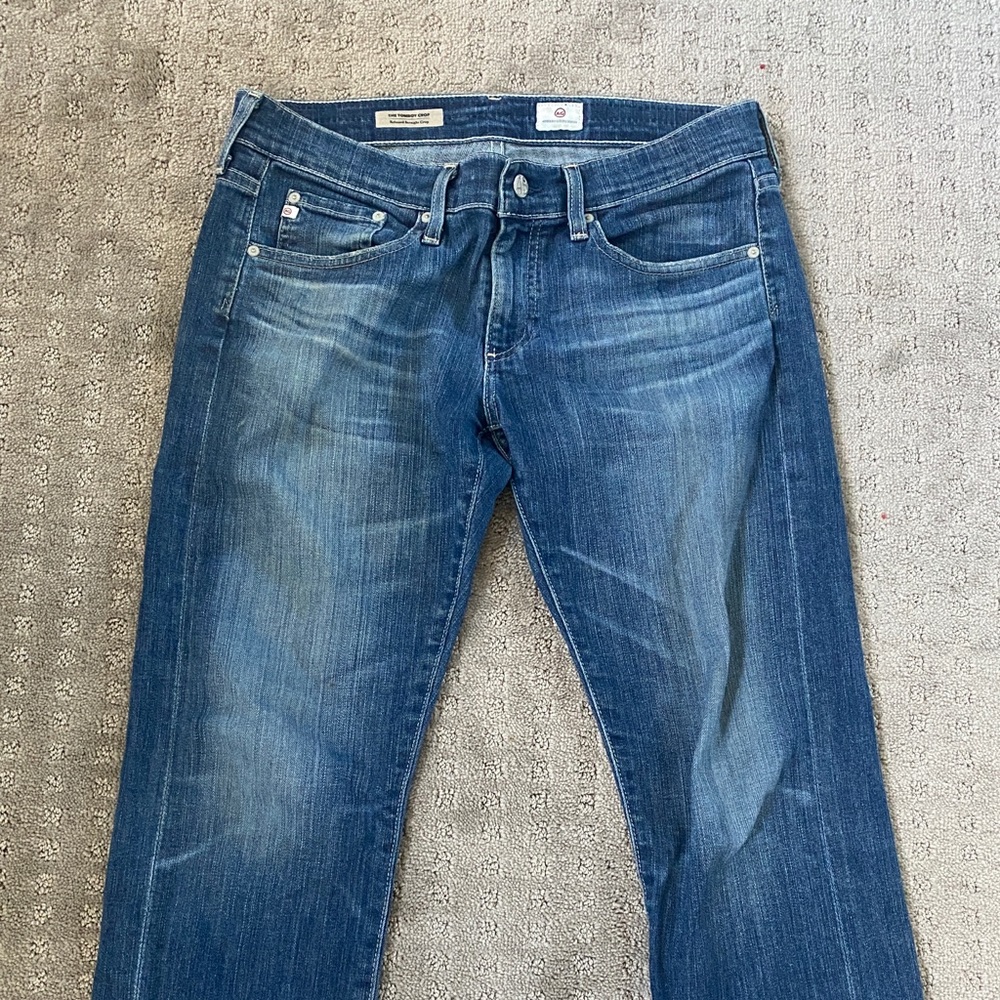 Adriano Goldstein Tomboy Crop jeans size 29